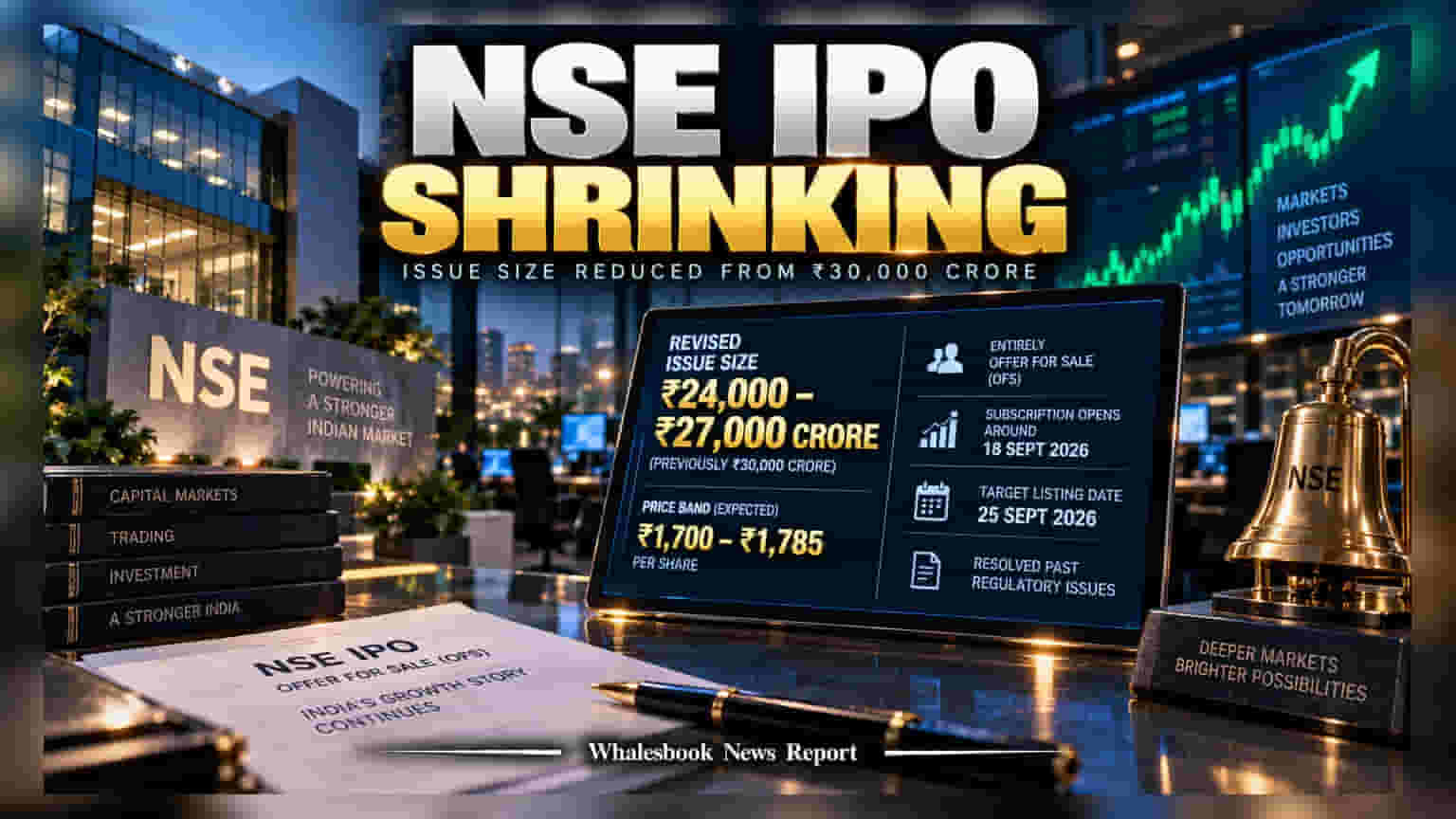 NSE IPO: తగ్గిన ఐపీఓ సైజ్.. కొత్త అంచనాలు ఇవే!