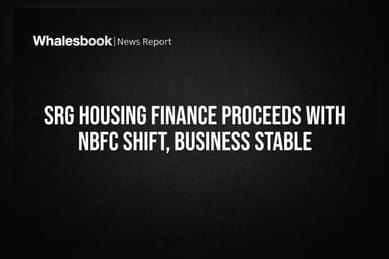 SRG Housing Finance Proceeds With NBFC Shift, Business Stable