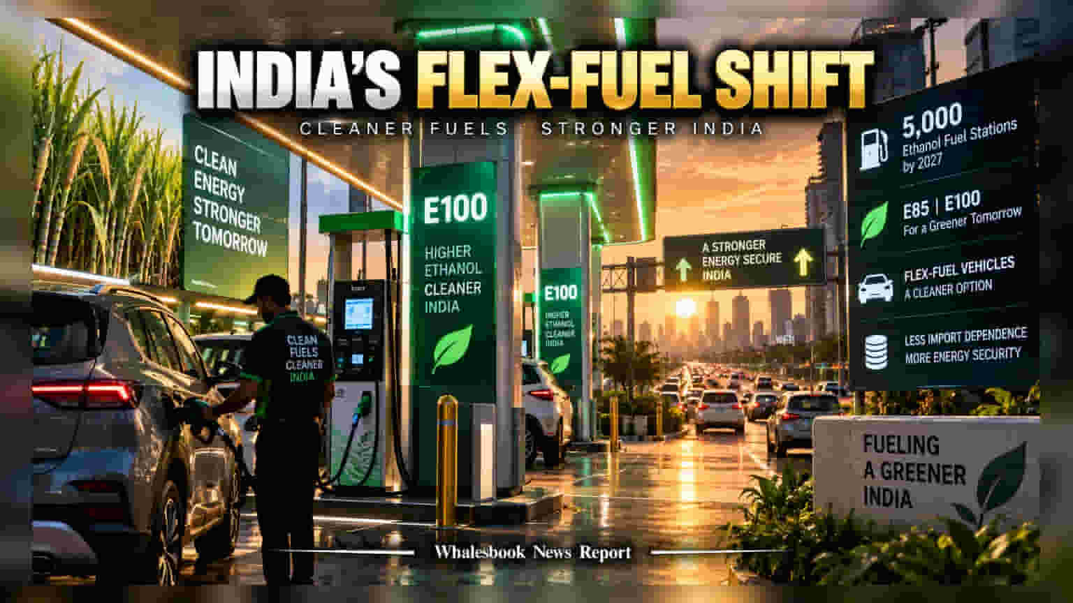 India Targets 5,000 Ethanol Stations by 2027 to Boost Flex-Fuel Adoption