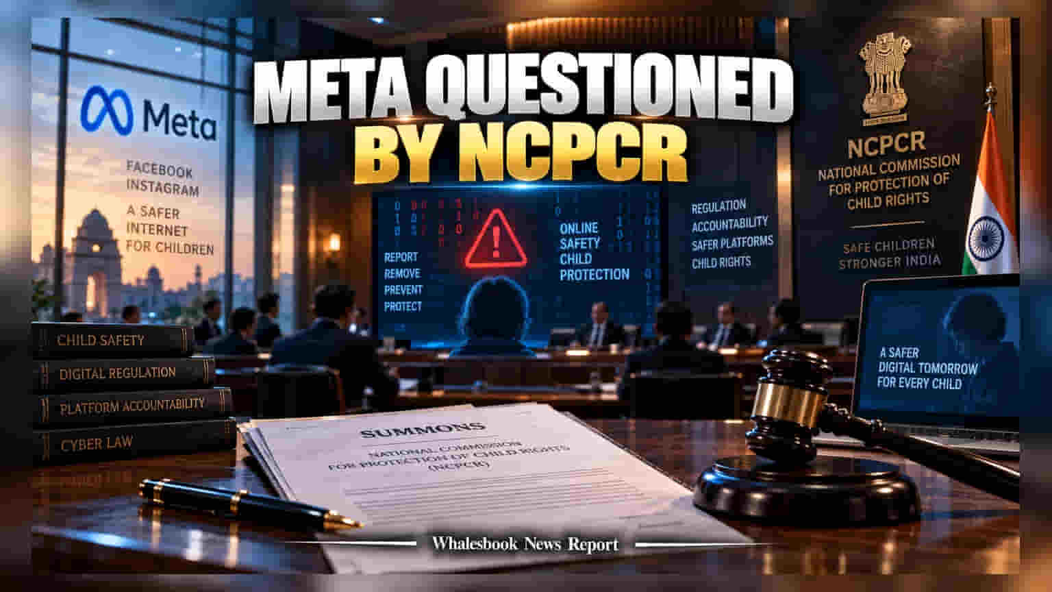 Meta India: बालसुरक्षेच्या मुद्द्यावरून Meta च्या अधिकाऱ्यांना NCPCR चे समन्स, नियामक अडचणीत वाढ