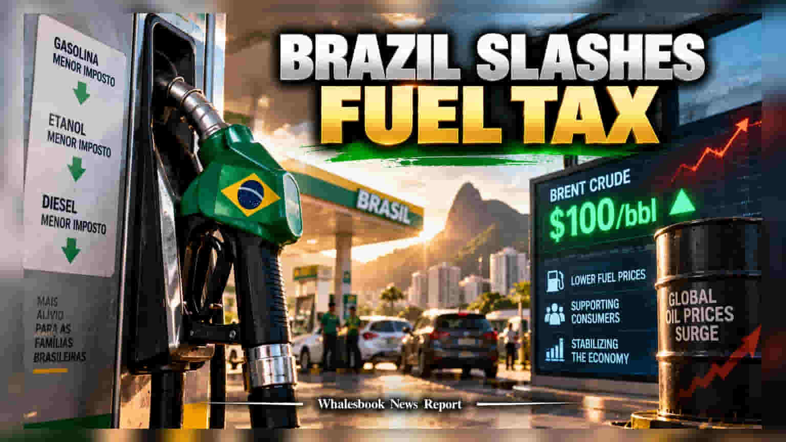 Brazil Fuel Crisis: ਤੇਲ ਦੀਆਂ ਕੀਮਤਾਂ **$100** ਤੋਂ ਪਾਰ, ਬ੍ਰਾਜ਼ੀਲ ਸਰਕਾਰ ਦਾ ਵੱਡਾ ਫੈਸਲਾ