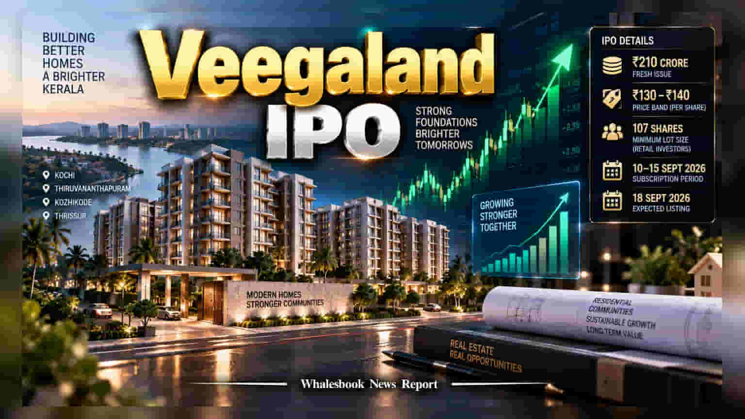 Veegaland Developers IPO: முதலீட்டாளர்களுக்கு புதிய வாய்ப்பு! பிரைஸ் பேண்ட், தேதிகள் மற்றும் முழு விவரங்கள்