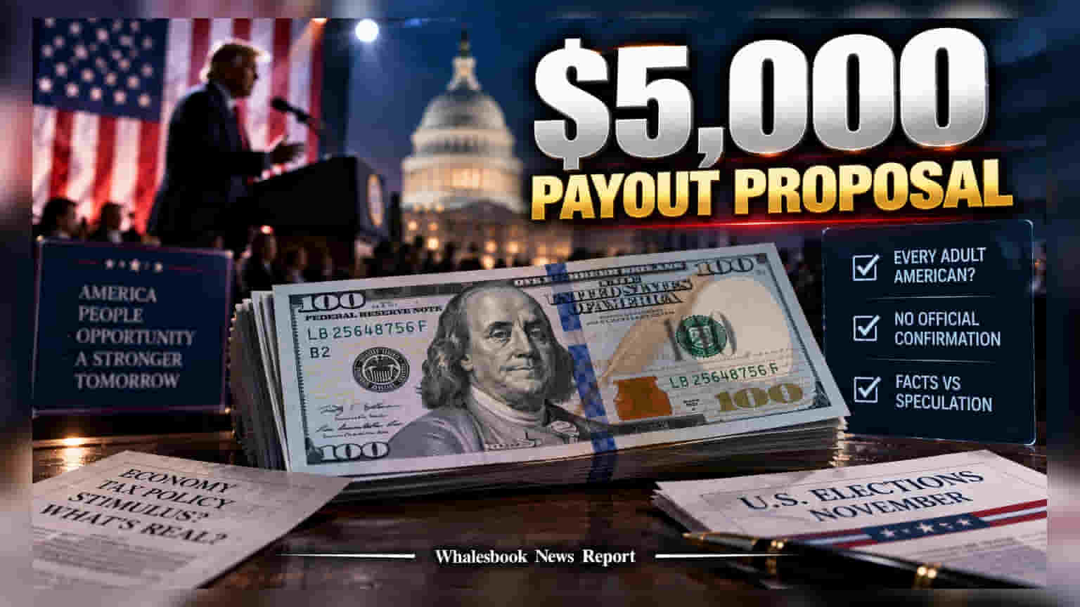 Donald Trump $5,000 டிவிடெண்ட் அறிவிப்பு: இது வெறும் வதந்தியா? முதலீட்டாளர்கள் கவனத்திற்கு!