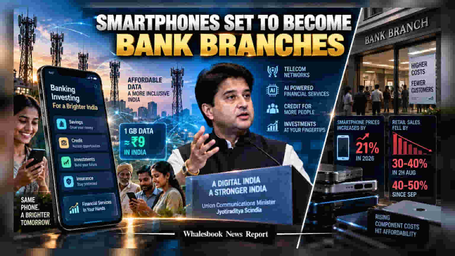 Smartphone Banking Vision Faces Sharp Retail Sales Slump