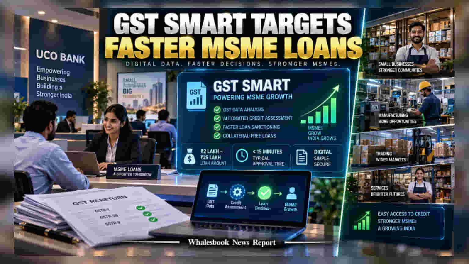 UCO Bank Rolls Out GST Smart for MSME Loans Up to ₹25 Lakh