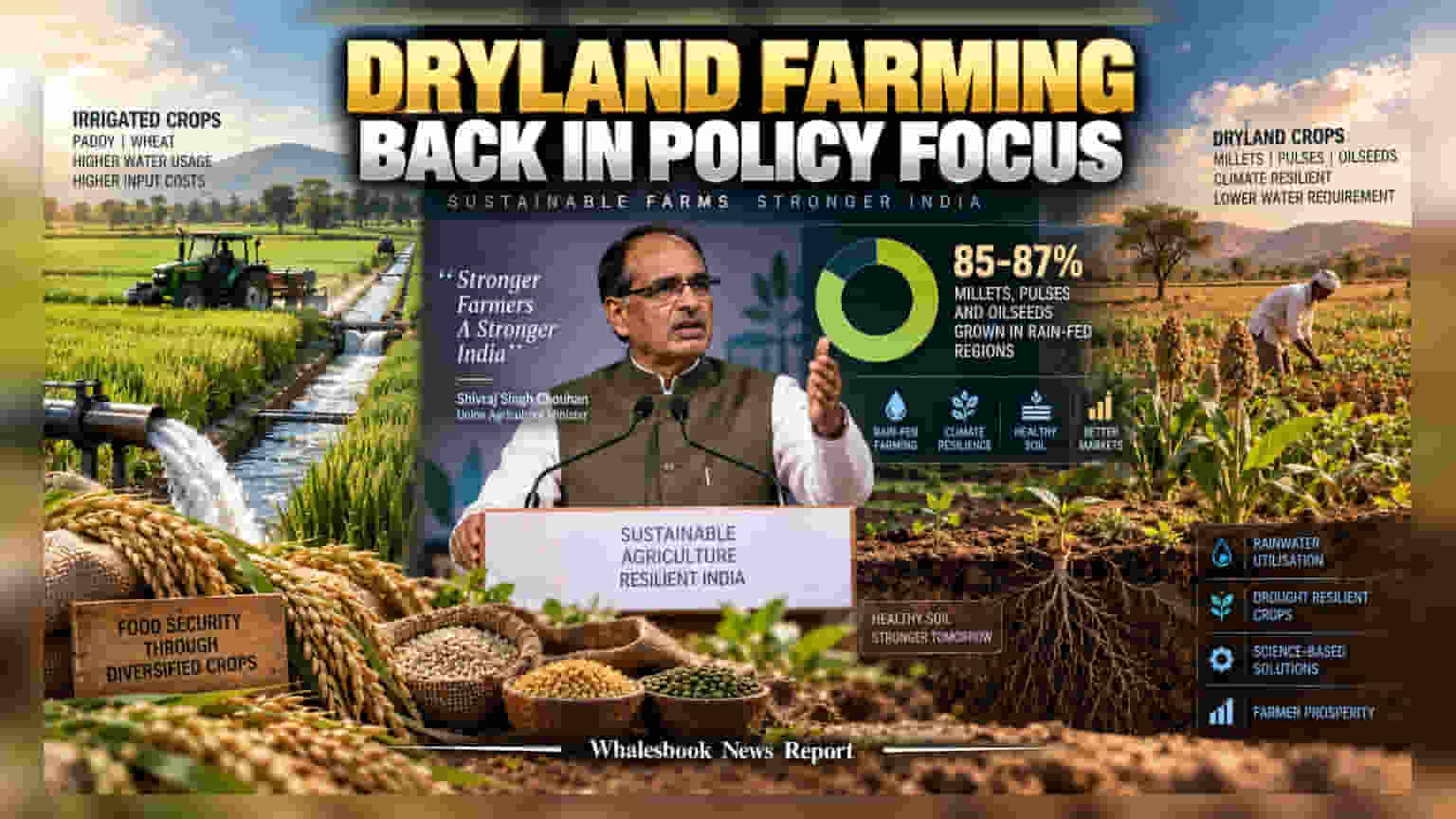 Agriculture Minister Signals Policy Shift Toward Dryland Farming