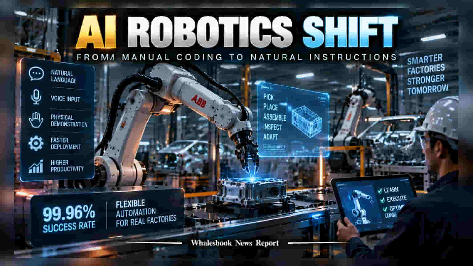 Mbodi AI का ABB Robotics के साथ हाथ: अब बोलकर कंट्रोल होंगे इंडस्ट्रियल रोबोट्स