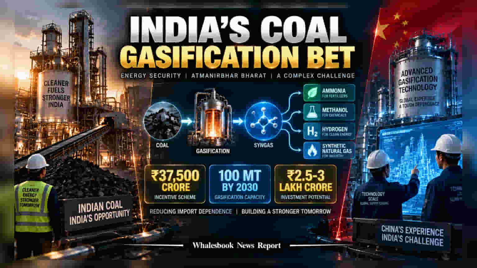 Coal Gasification Scheme: **₹37,500 करोड़** के सरकारी प्लान में फंसी तकनीक की पेच, जानें क्या है चुनौती