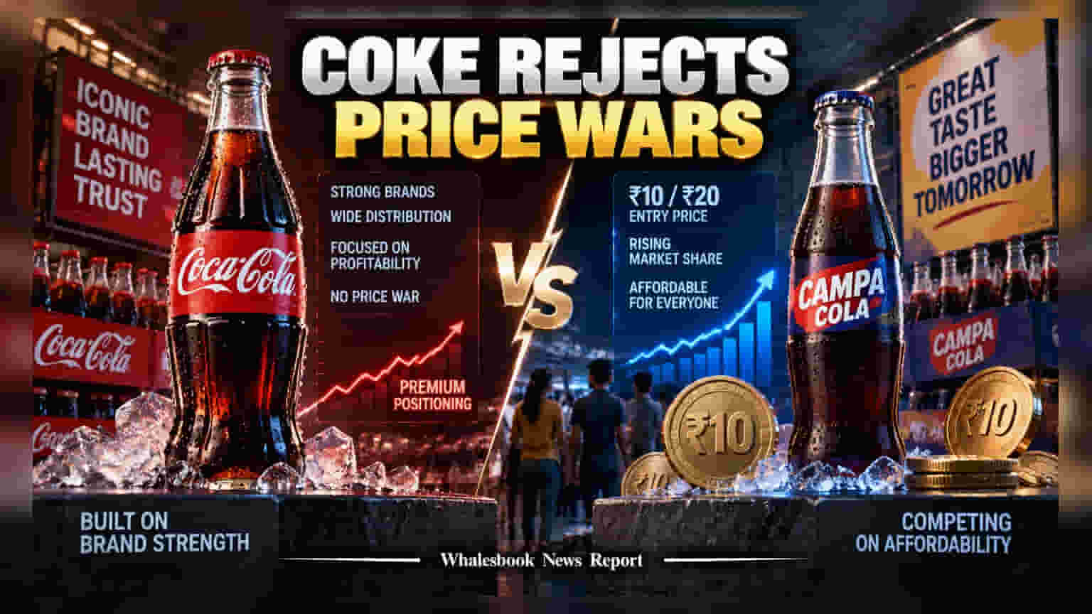 Coca-Cola का बड़ा फैसला: Campa Cola की चुनौती के बावजूद कंपनी नहीं करेगी प्राइस वॉर