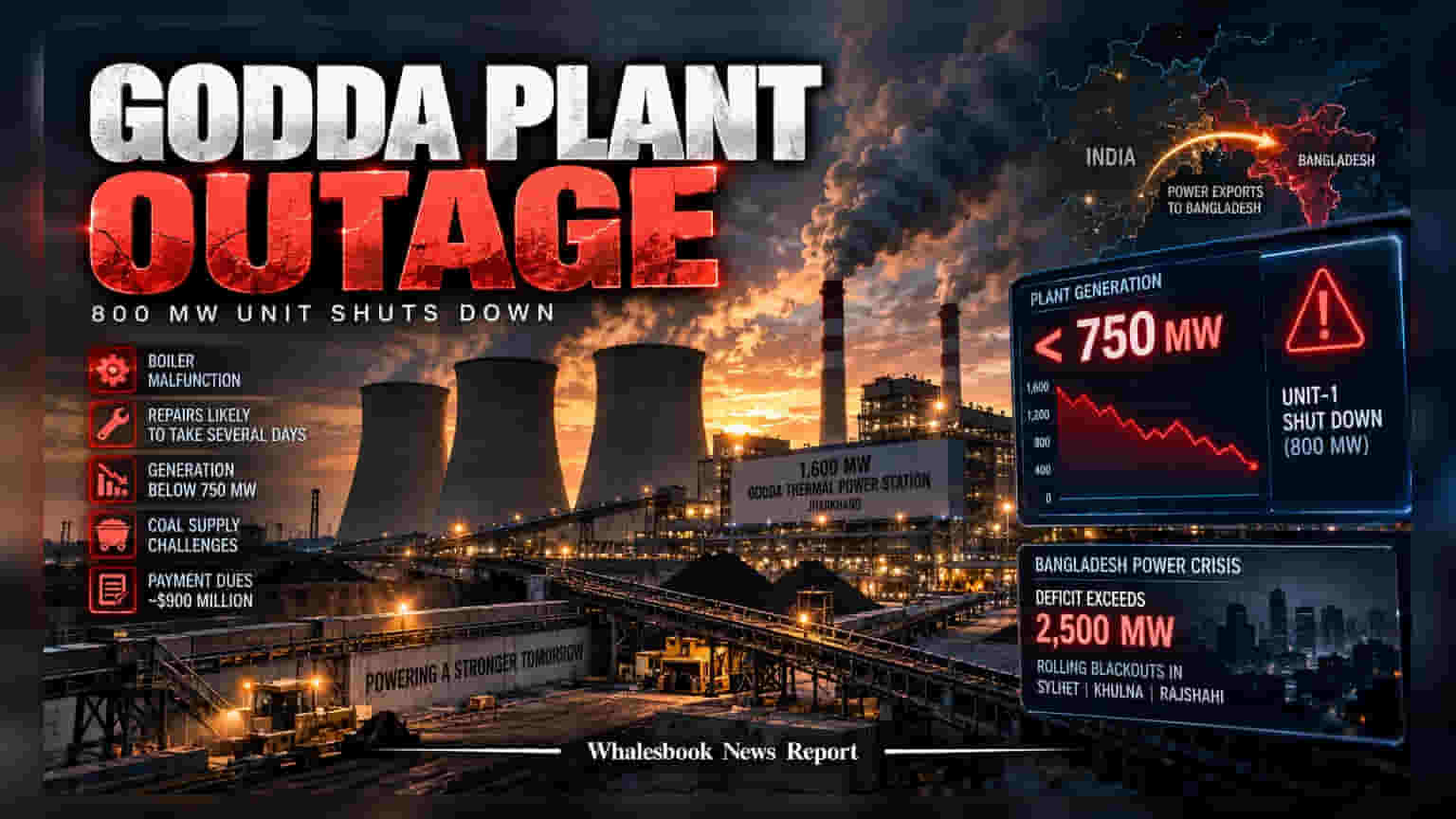 Adani Power: கோட்டா ஆலையில் பாதிப்பு! பங்களாதேஷ் மின் விநியோகத்தில் பெரும் சிக்கல்