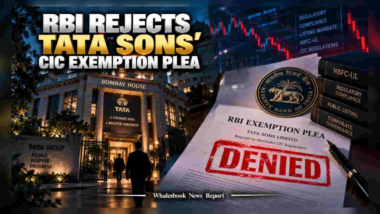 Tata Sons: RBI નો મોટો ઝટકો, હોલ્ડિંગ કંપનીએ શેરબજારમાં લિસ્ટ થવું જ પડશે!