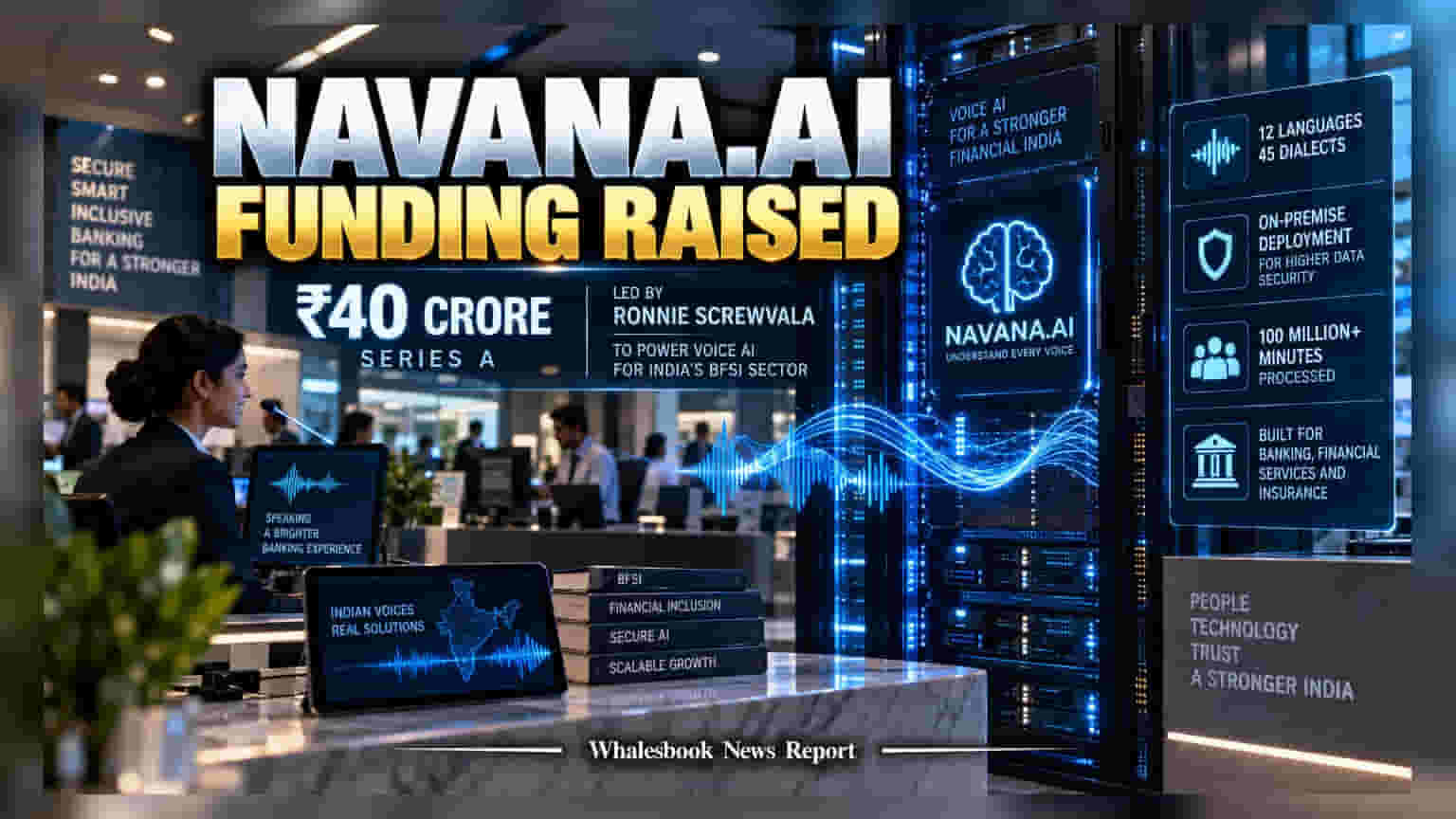 Navana.ai News: ਵਾਇਸ AI ਸਟਾਰਟਅੱਪ Navana.ai ਨੇ ਜੁਟਾਏ **₹40 ਕਰੋੜ**, Ronnie Screwvala ਨੇ ਕੀਤਾ ਨਿਵੇਸ਼
