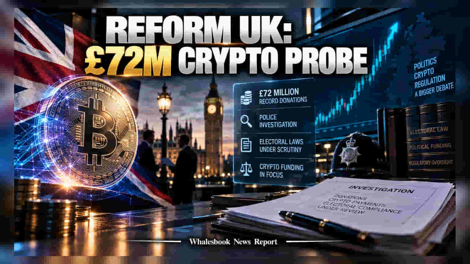 Reform UK ને મળ્યું રેકોર્ડબ્રેક **£72 મિલિયન** ફંડિંગ, ક્રિમિનલ ઇન્વેસ્ટિગેશનમાં ફસાયો પક્ષ