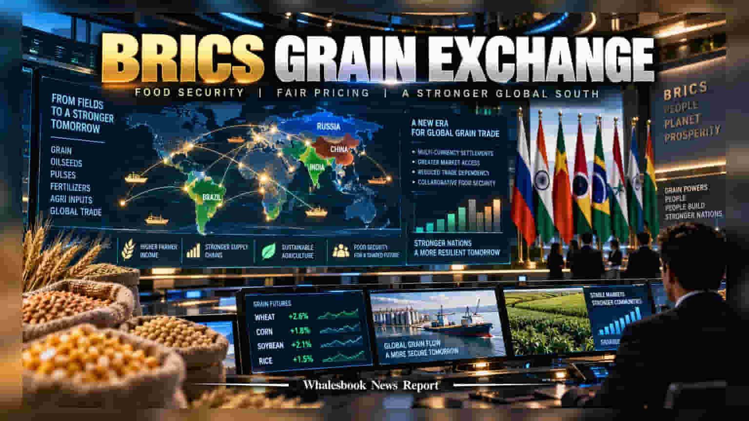 BRICS Grain Exchange: உலக வர்த்தகத்தில் புதிய அதிரடி! மேற்கு நாடுகளின் ஆதிக்கத்தை முறியடிக்கத் திட்டம்