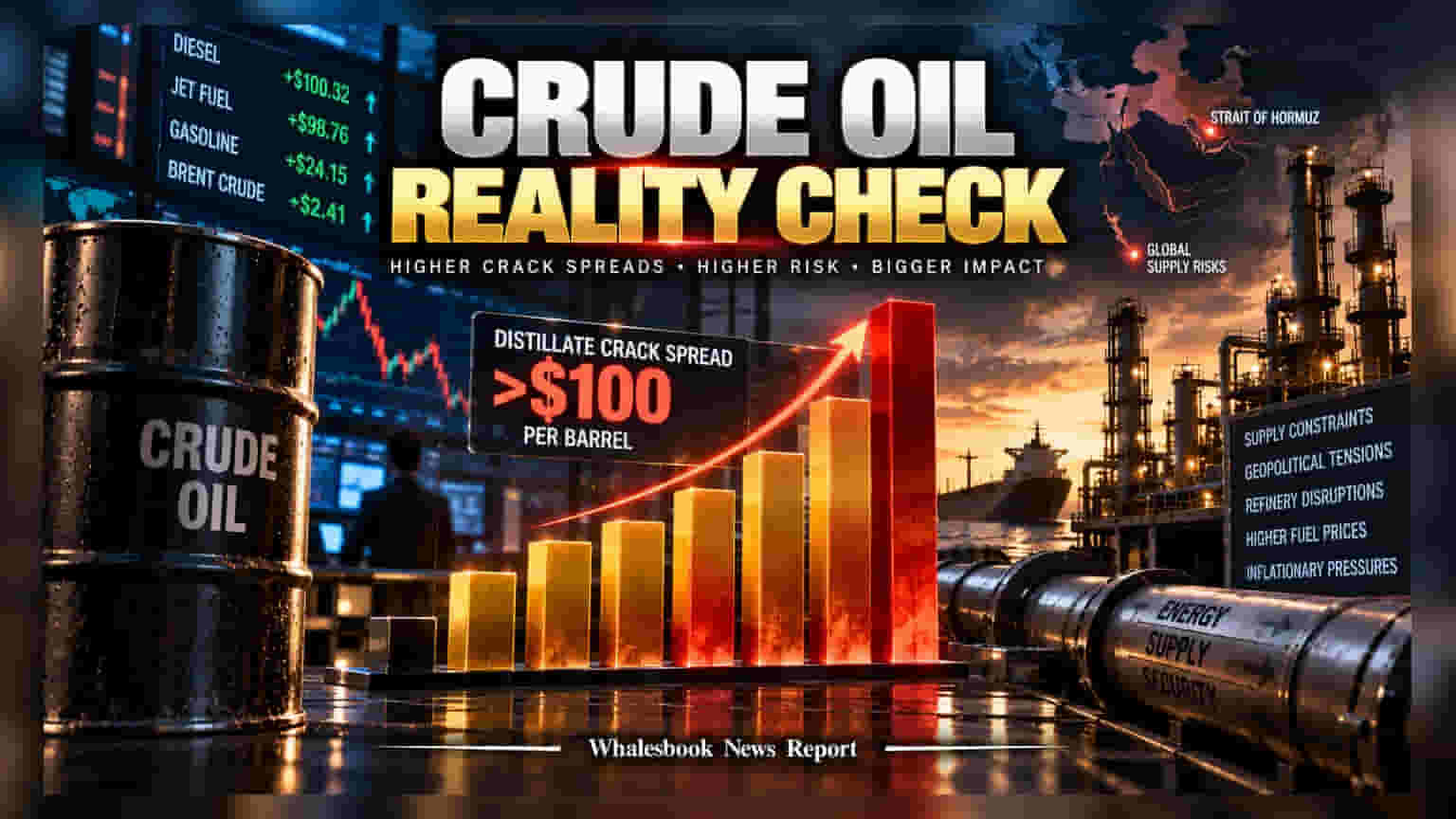 Global Diesel Crack Spreads Top $100: Inflation Risks Mount