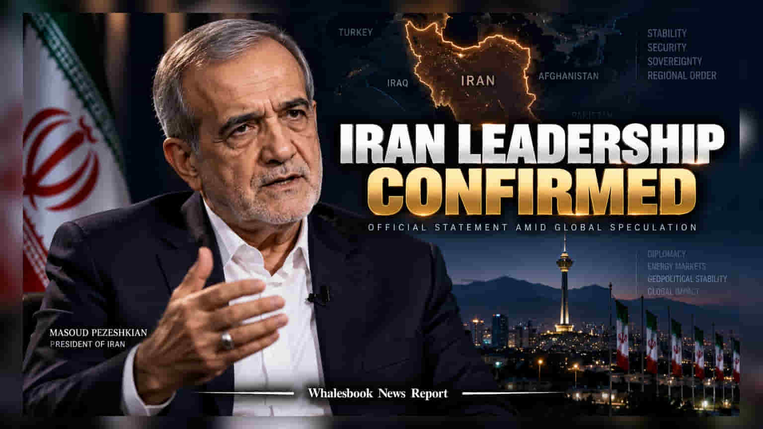 Iran President Pezeshkian Confirms Supreme Leader Khamenei Remains in Power