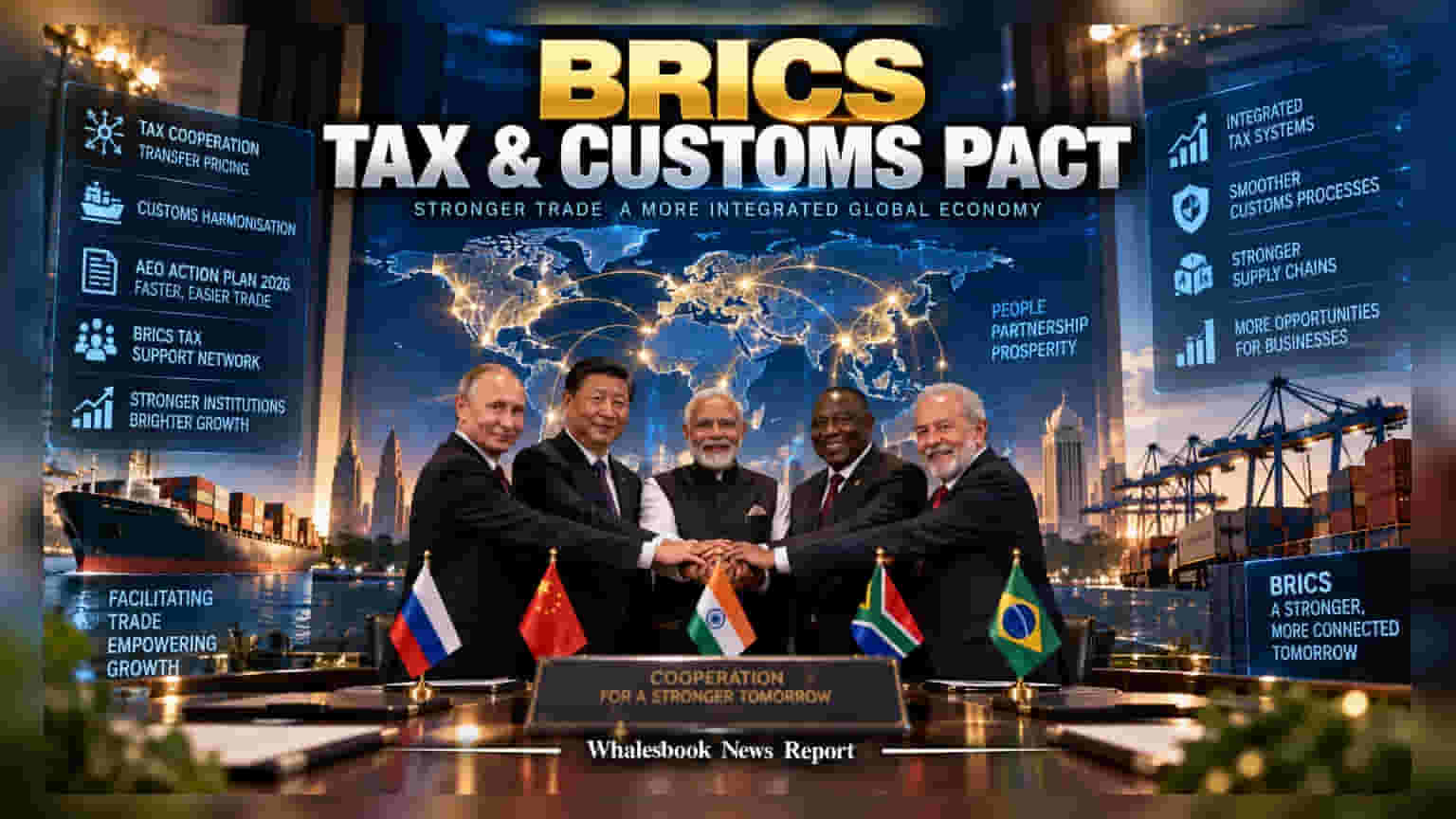 BRICS Summit: ટેક્સ અને કસ્ટમ્સ માટે નવા નિયમો, બિઝનેસ માટે ખુલશે 'ફાસ્ટ લેન'