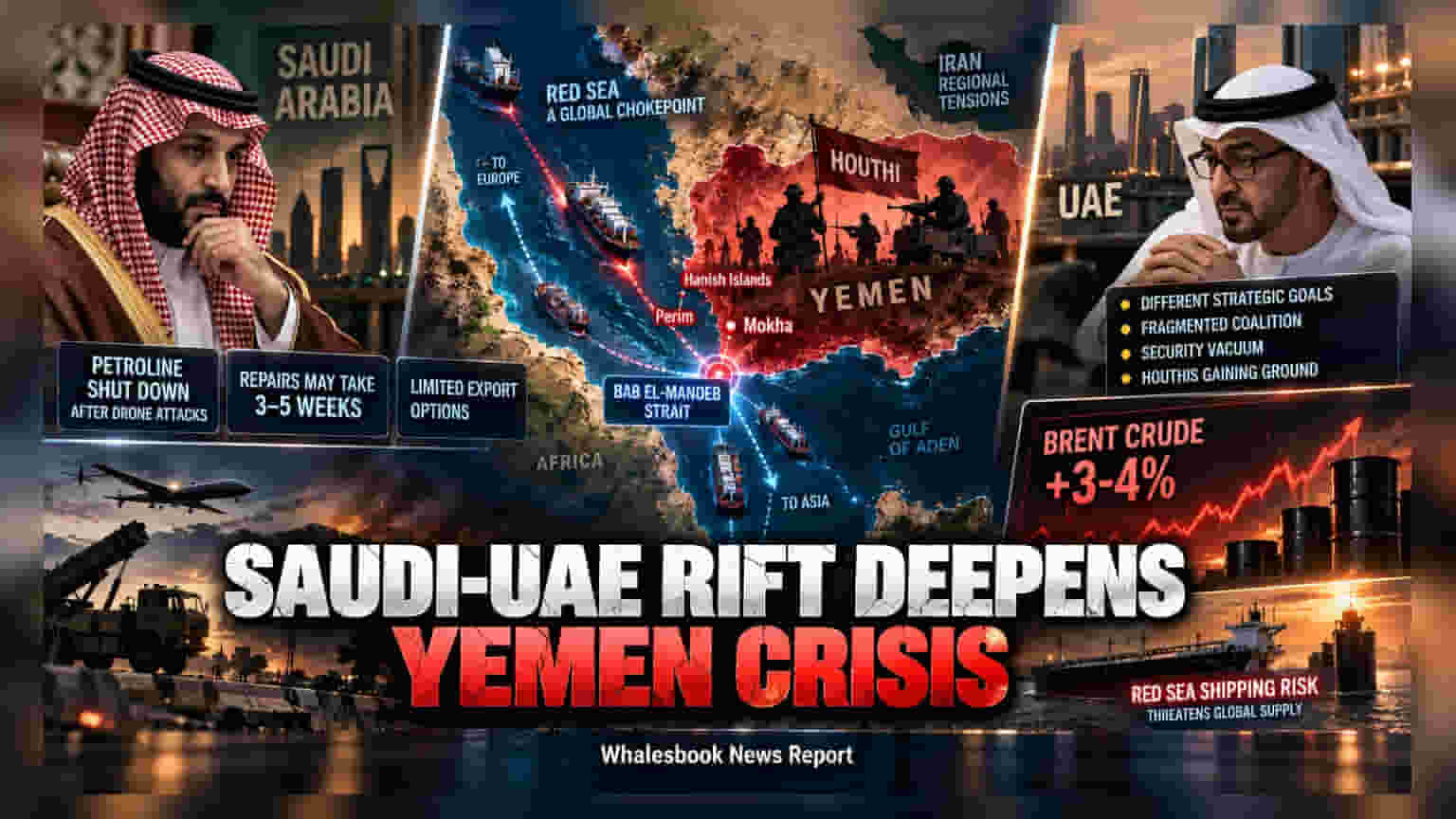 Red Sea Crisis: हुथी बंडखोरांचा ताबा आणि ऑईल पाईपलाईन ठप्प, कच्च्या तेलाच्या किमती भडकल्या