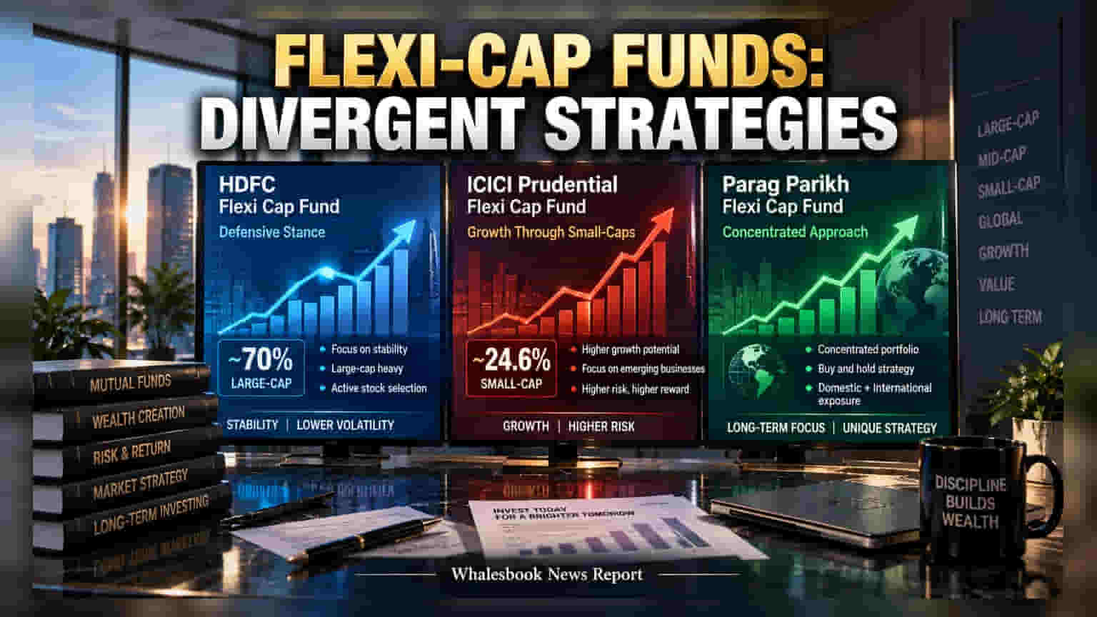 Flexi-Cap Funds: સરખો રોકાણ પ્રવાહ પણ અલગ વ્યૂહરચના, HDFC, ICICI અને Parag Parikh માં શું છે ખાસ?