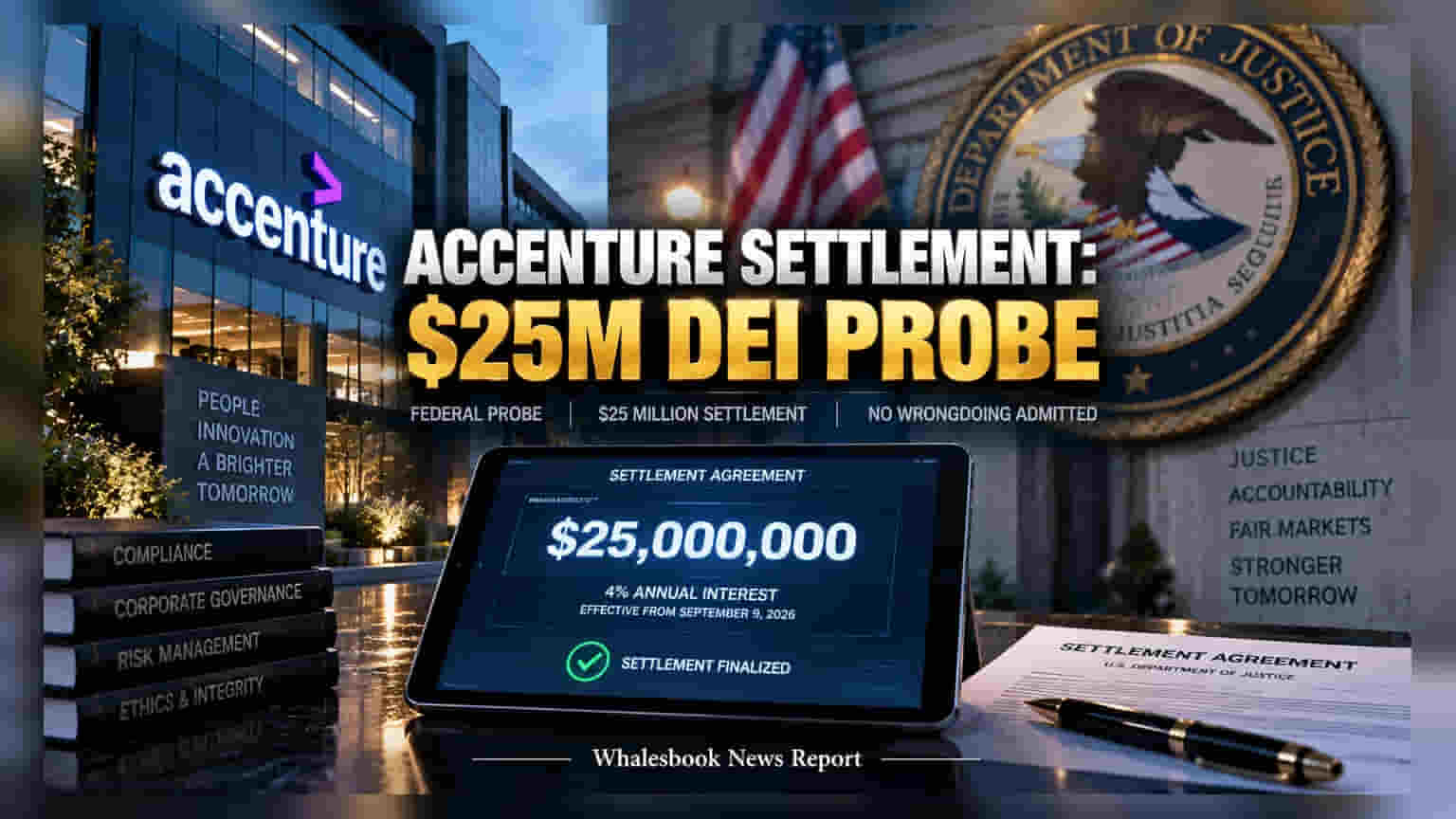 Accenture: DEI వివాదంపై యూఎస్ ప్రభుత్వంతో సెటిల్‌మెంట్.. భారీగా ఫైన్ కట్టిన కంపెనీ