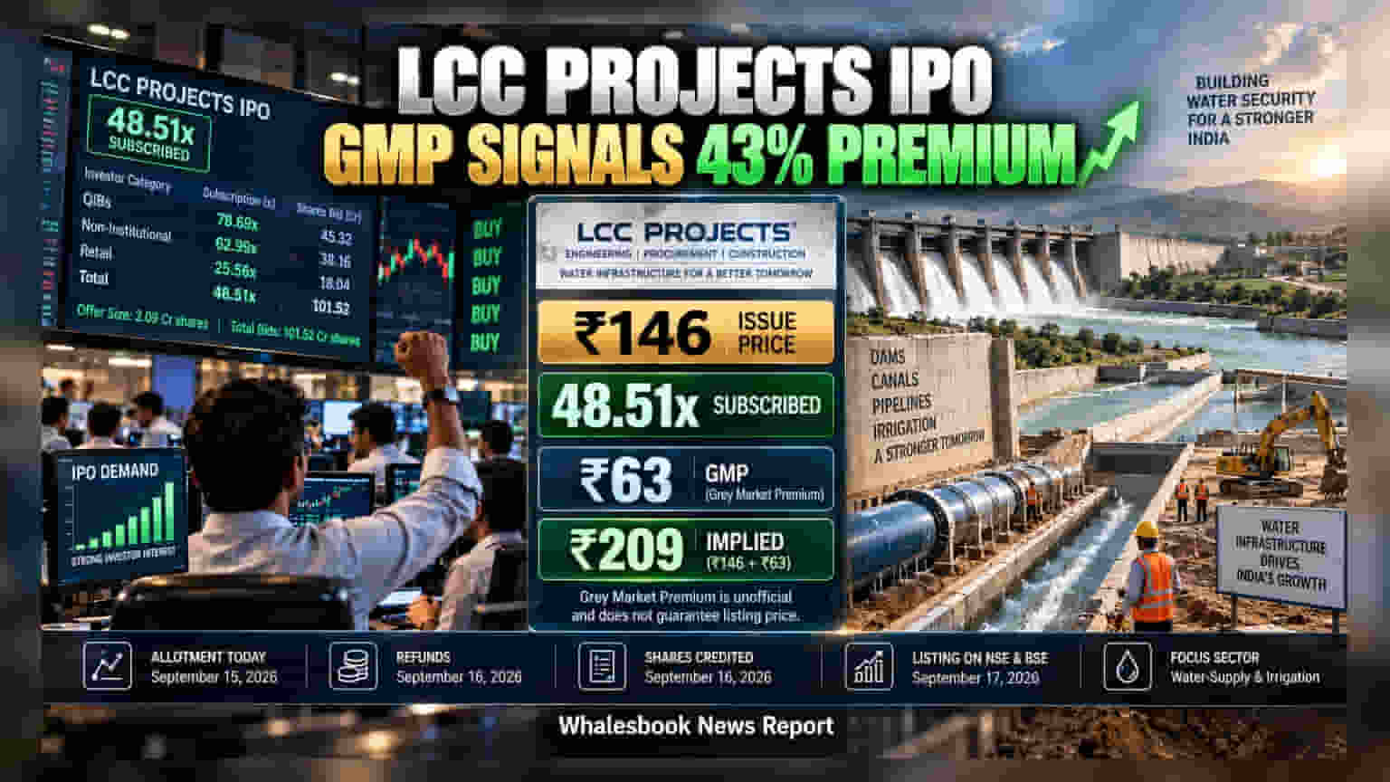 LCC Projects IPO: આજે થશે શેરની ફાળવણી, જાણો તમારું સ્ટેટસ ચેક કરવાની રીત