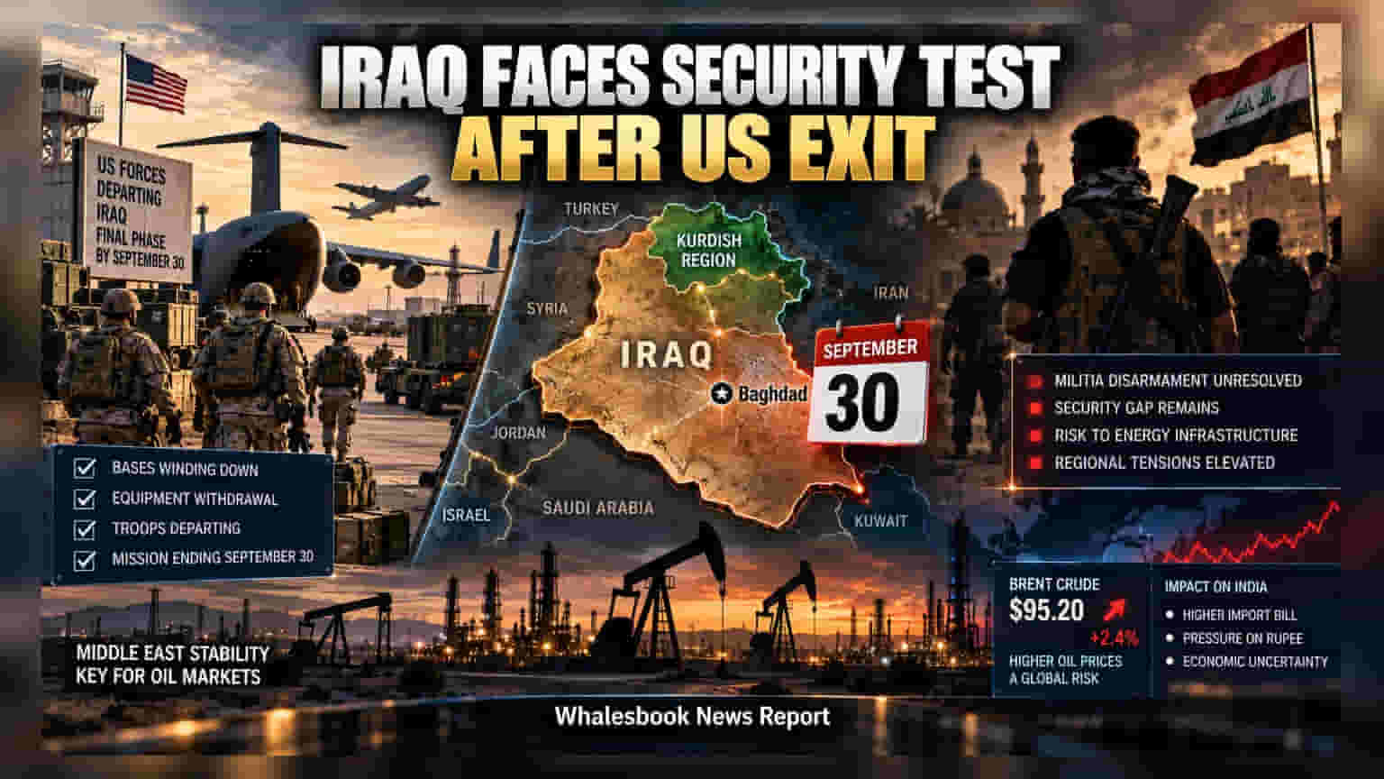 Iraq-US Troop Withdrawal Set For Sep 30: Why Markets Are Watching