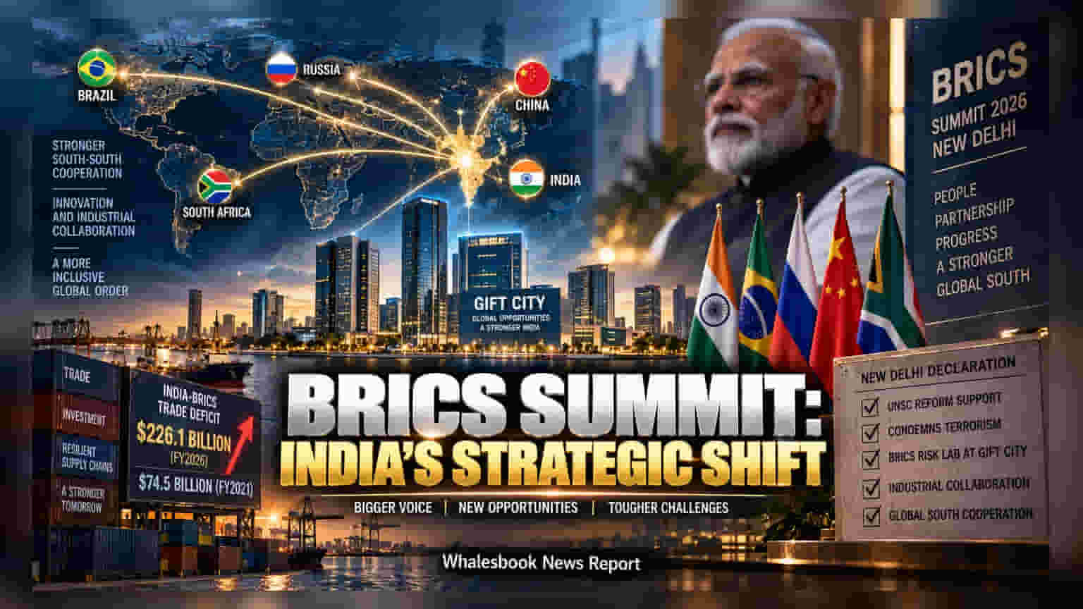 India Ends BRICS Chairmanship With $226 Billion Trade Deficit