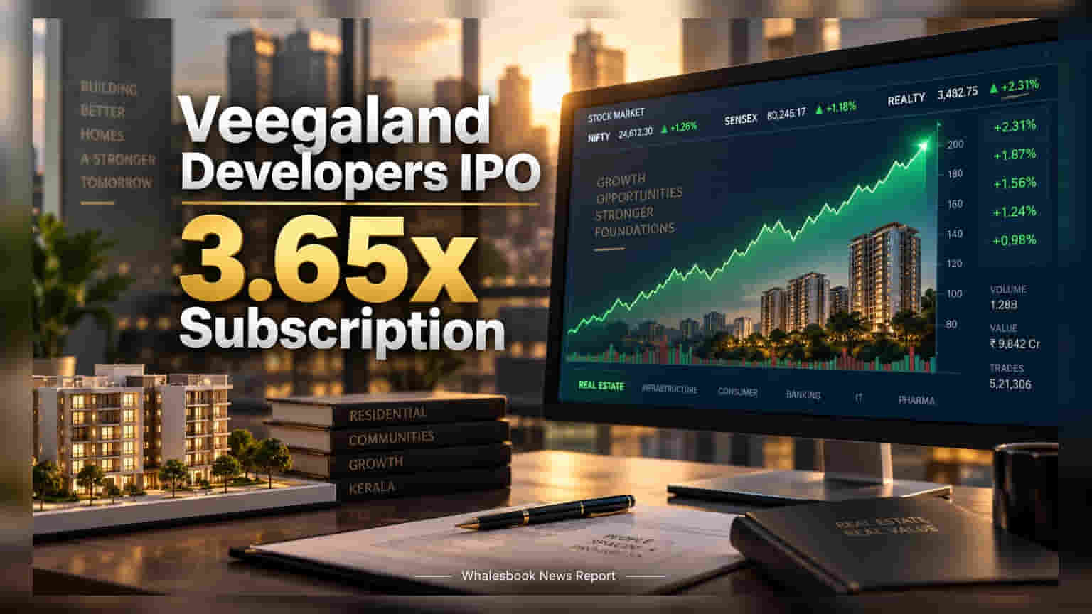 Veegaland Developers IPO Closes With 3.65x Subscription