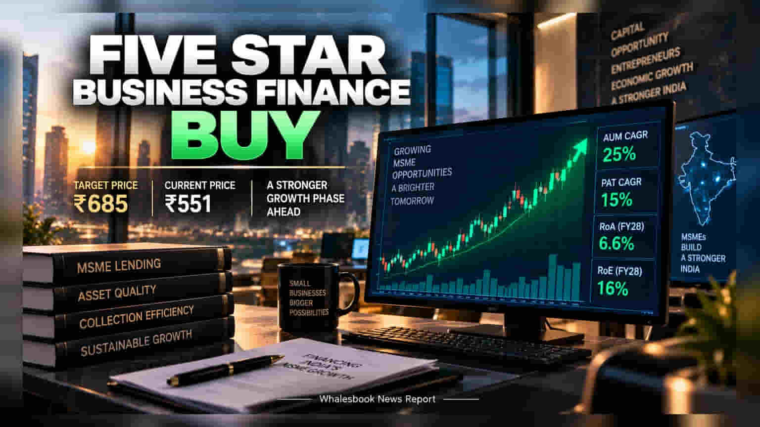 Motilal Oswal Initiates Buy on Five Star Business Finance With Rs 685 Target