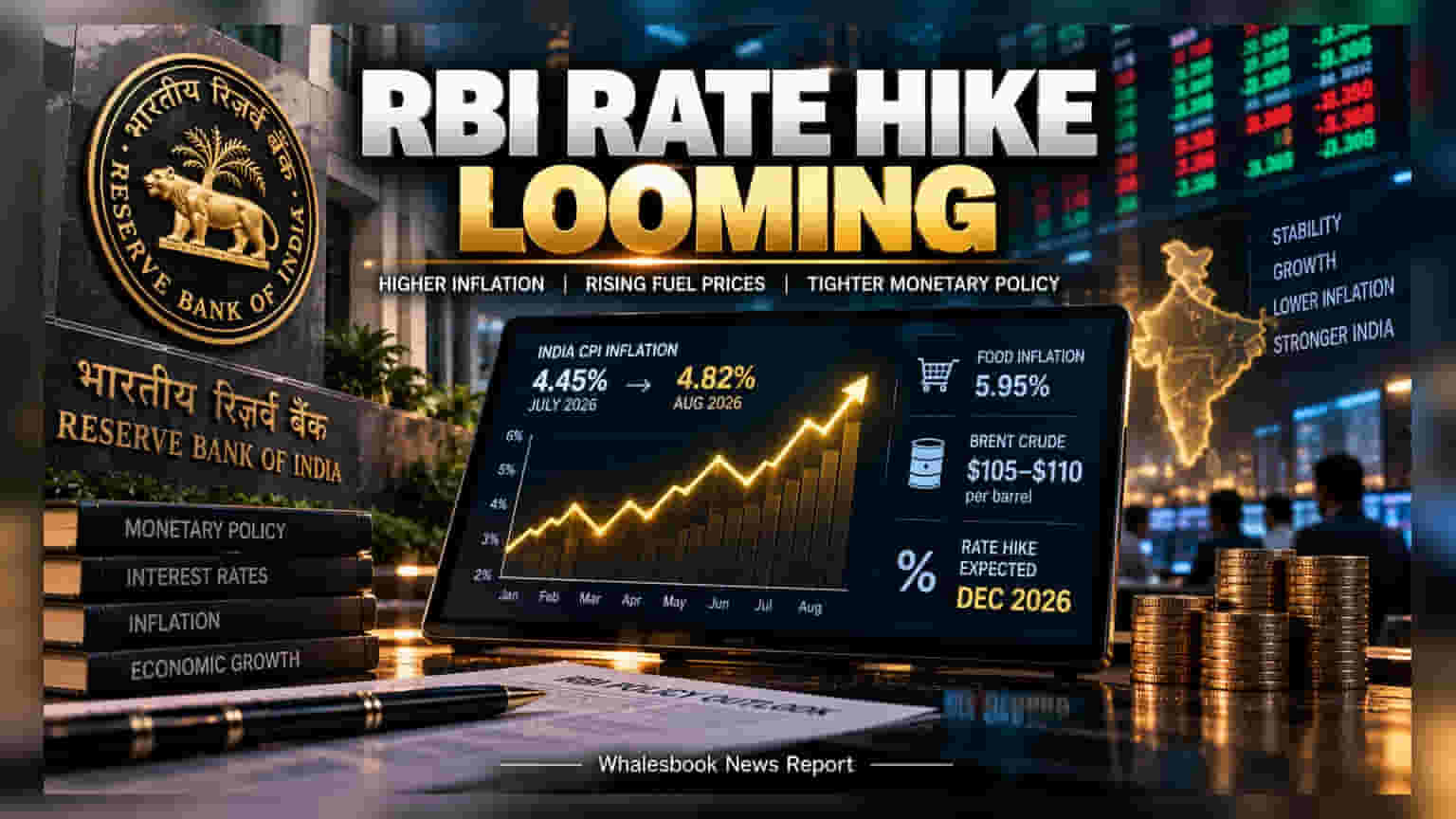 YES Bank का अनुमान: महंगाई के चलते दिसंबर में बढ़ सकते हैं RBI के ब्याज दर