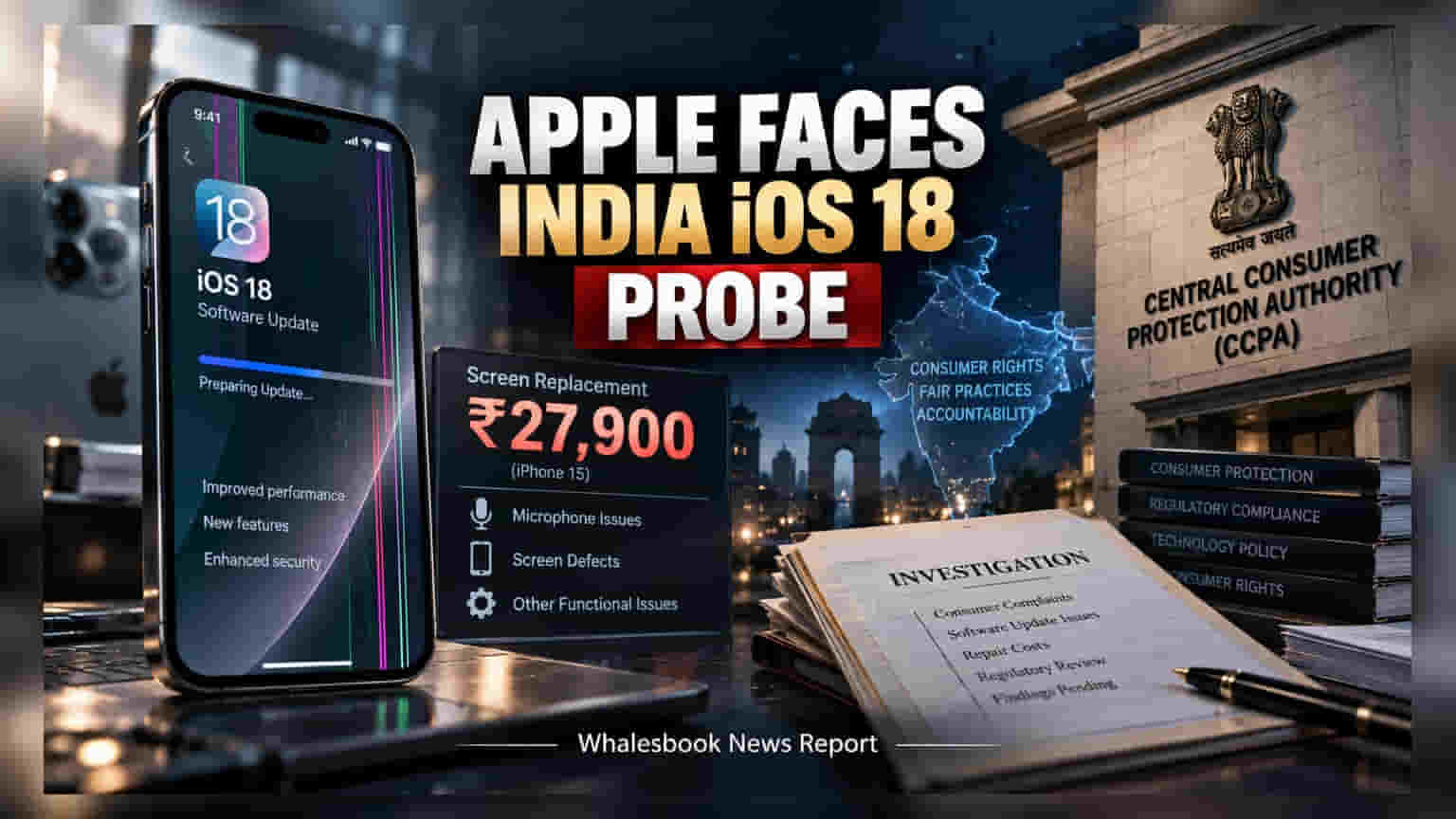 India’s Consumer Regulator Probes Apple Over iOS 18 Repair Claims