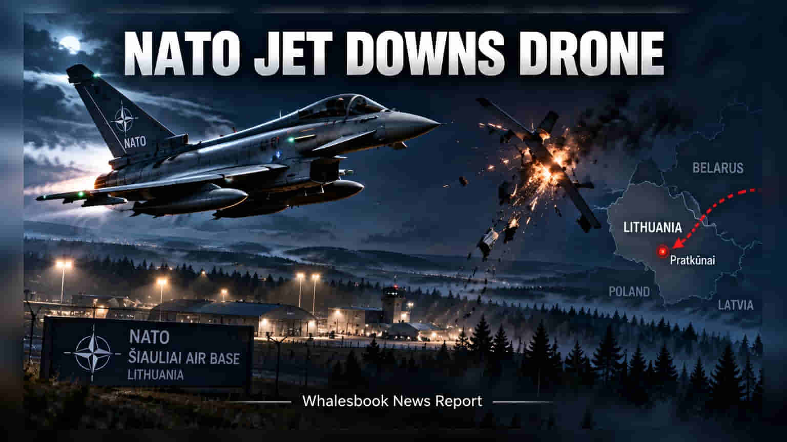 NATO Shoots Down Drone Over Lithuania; Geopolitical Risk Rises
