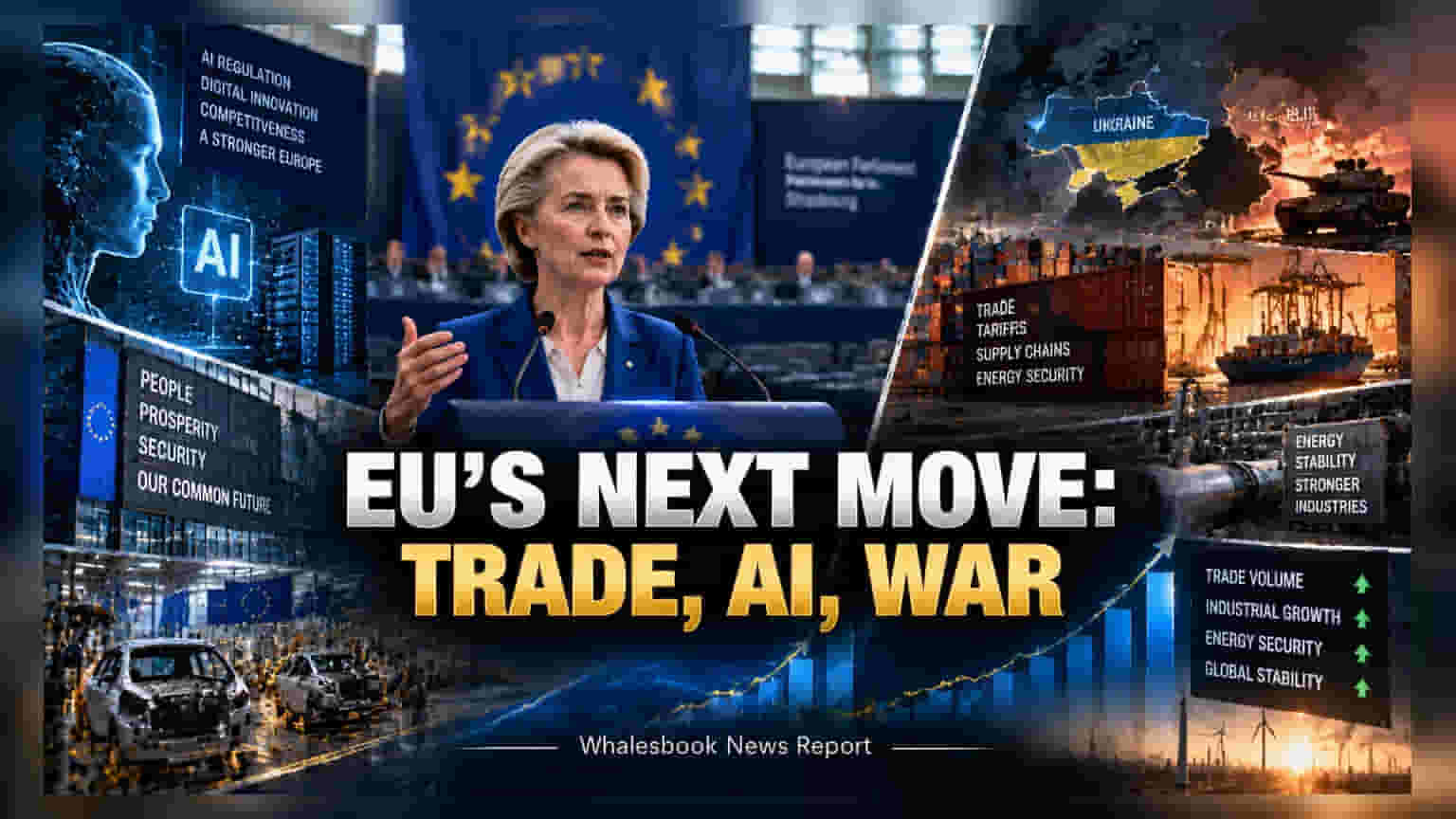 EU Chief Von der Leyen: १६ सप्टेंबरला युरोपची नवी धोरणे जाहीर; जागतिक बाजारावर काय होणार परिणाम?