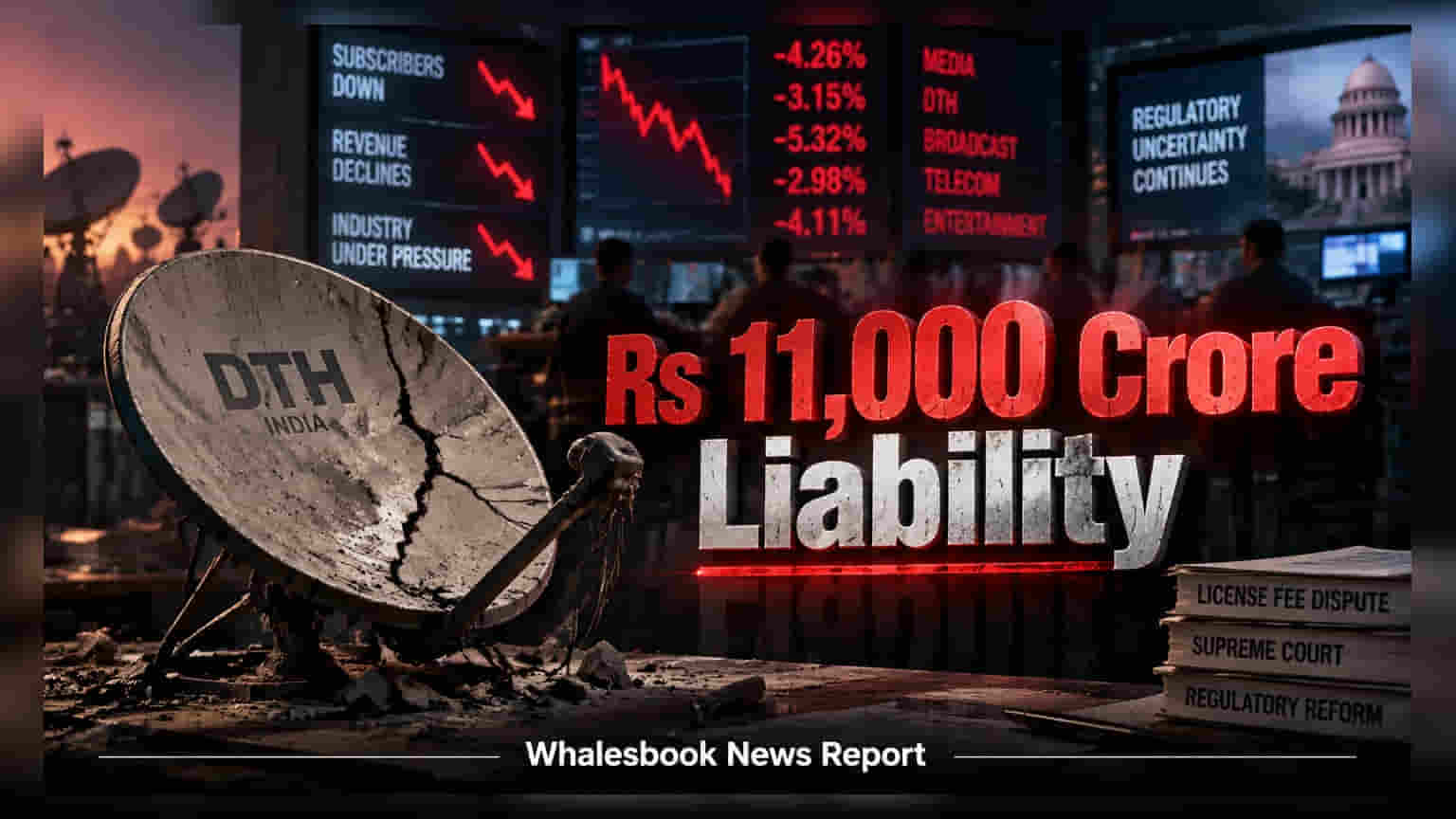 DTH Operators Set Aside ₹11,000 Crore Over License Fee Row