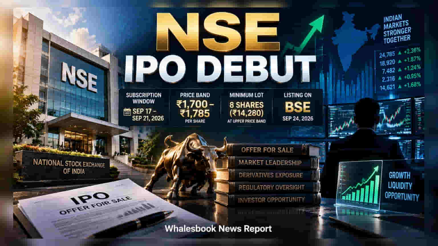 NSE IPO Opens Sept 17 at ₹1,700-1,785 Price Band