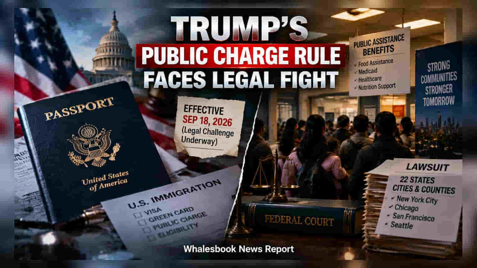 US Public Charge Rule Faces Legal Challenge Before Sept 18 Start