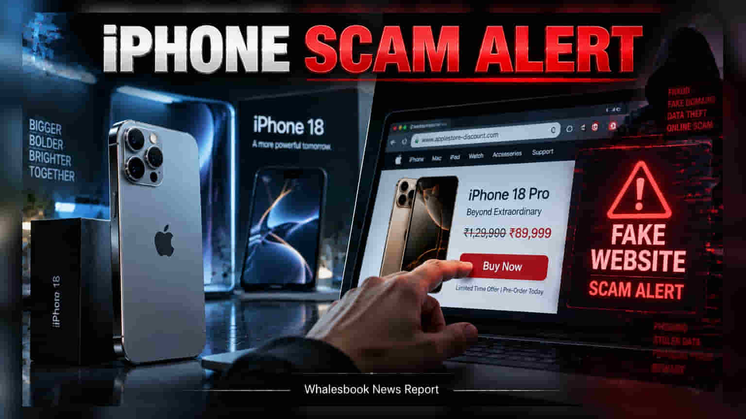 Apple Faces Cyber Scam Surge After iPhone 18 Launch