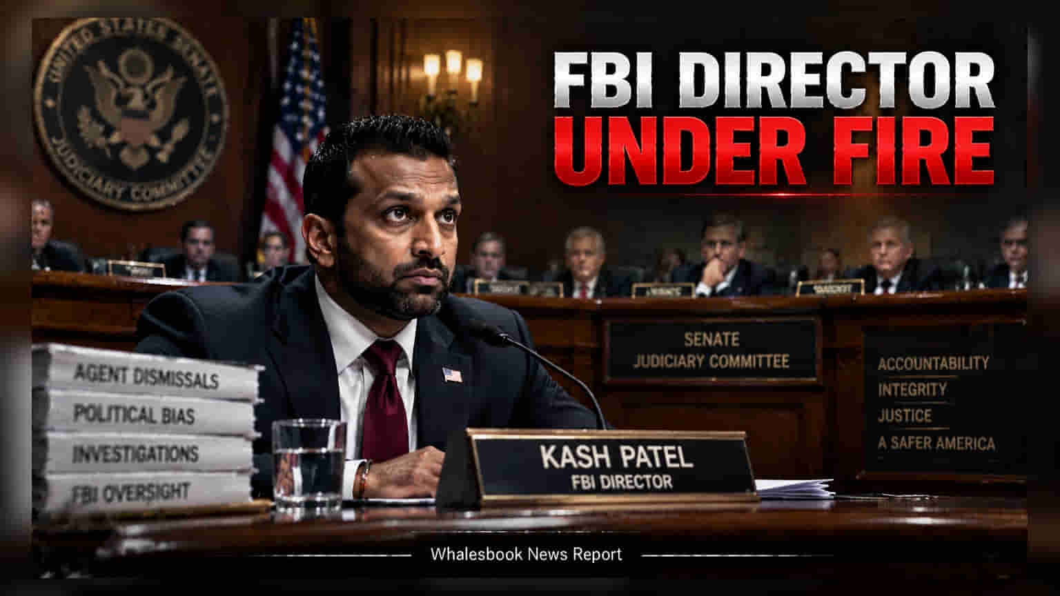 FBI Chief Kash Patel: ਸੈਨੇਟ ਦੀ ਸੁਣਵਾਈ ਦੌਰਾਨ ਭਖਿਆ ਮਾਹੌਲ, ਵੱਡੇ ਸਵਾਲਾਂ ਦੇ ਘੇਰੇ ਵਿੱਚ ਪ੍ਰਸ਼ਾਸਨ