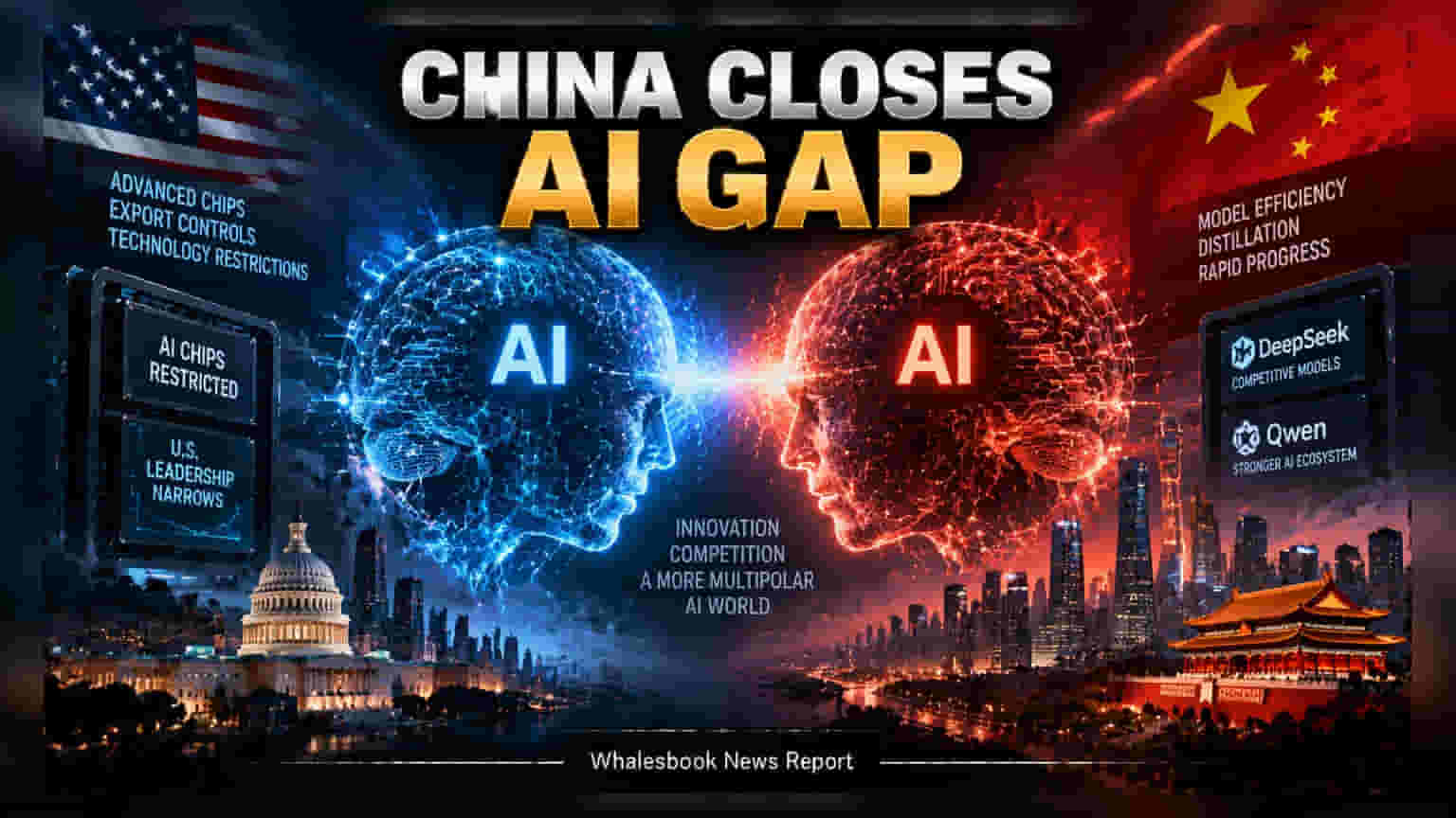 China Narrows AI Gap With US Despite Chip Export Curbs