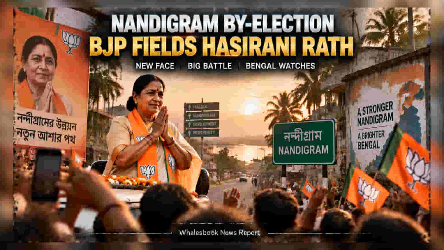 Nandigram Bypoll: BJP ਨੇ Hasirani Rath ਨੂੰ ਦਿੱਤੀ ਟਿਕਟ, 6 ਅਕਤੂਬਰ ਨੂੰ ਹੋਵੇਗੀ ਵੋਟਿੰਗ