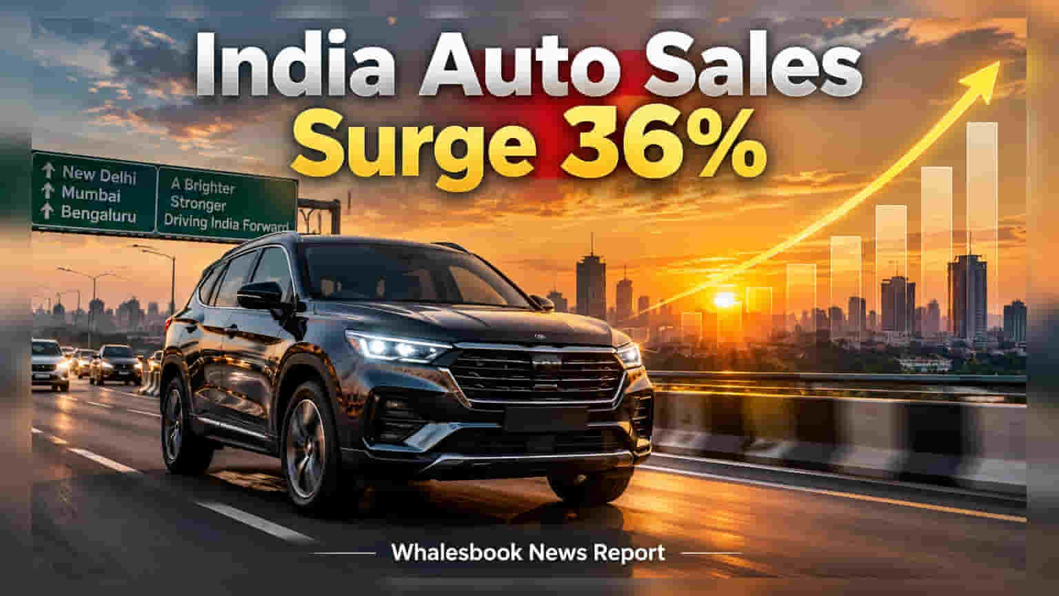 India Auto Sales Surge 36% in August on Festive Demand