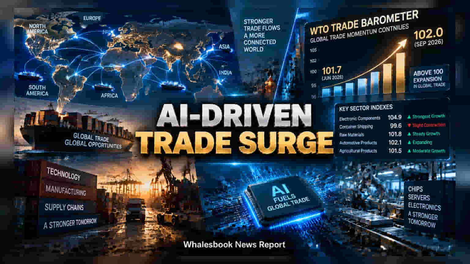 WTO Trade Barometer Hits 102 In Sept, Led By AI Chip Demand