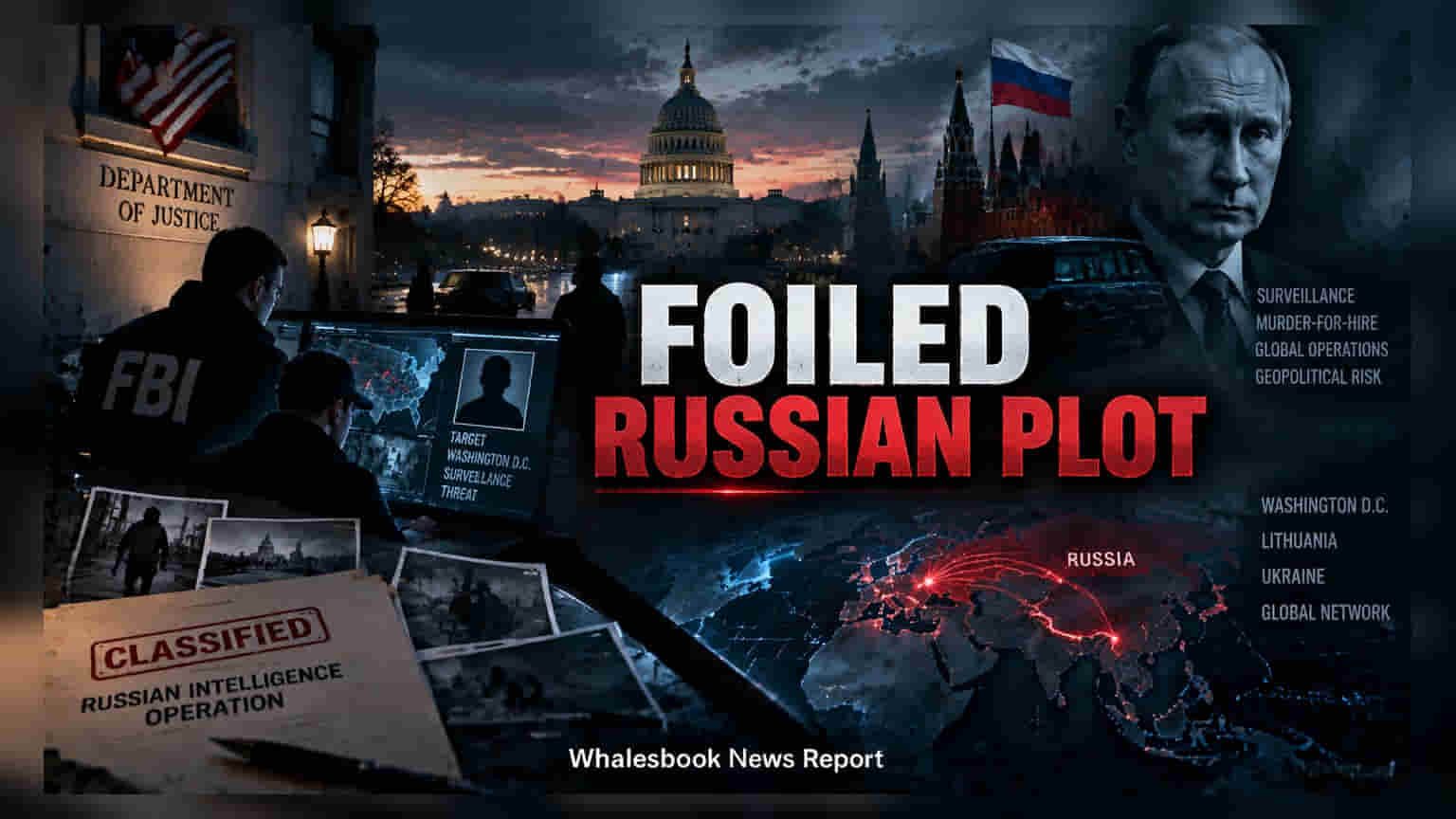 US DOJ Charges Five In Russian Intelligence Assassination Plot