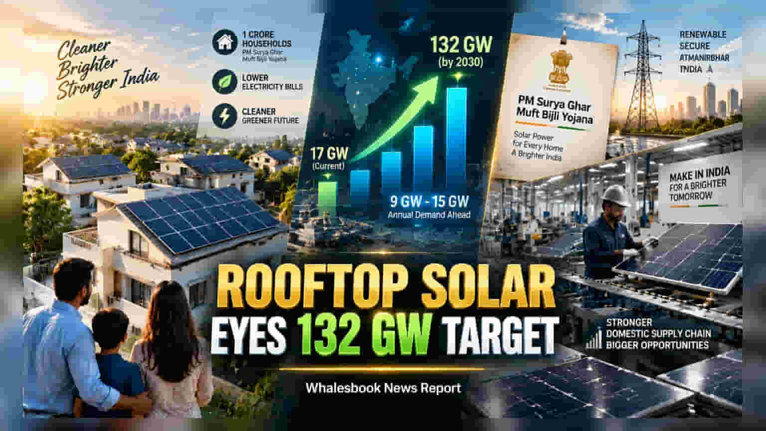 India Rooftop Solar Market Could Reach 132 GW By 2030