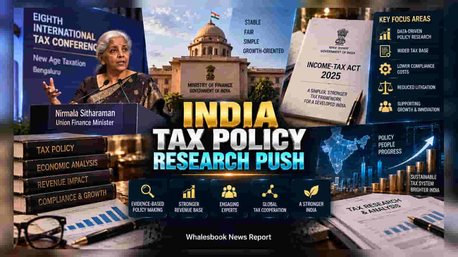 Tax Policy: ડેટા-આધારિત ટેક્સ પોલિસી બનાવવા માટે નિર્મલા સીતારમણનું નિષ્ણાતોને આહવાન