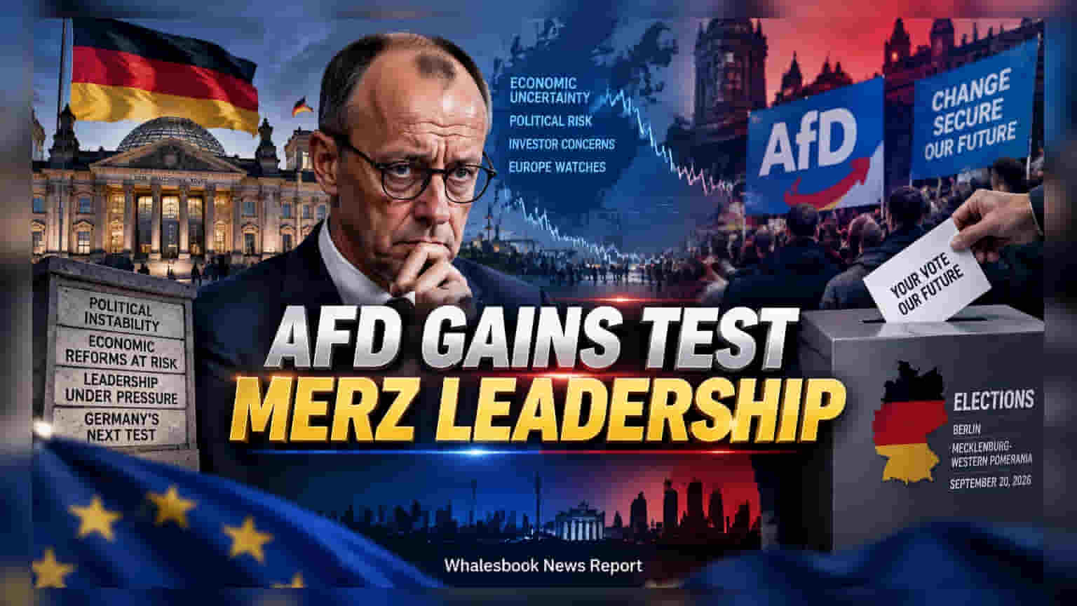 German Chancellor Merz Faces Leadership Crisis After AfD Gains