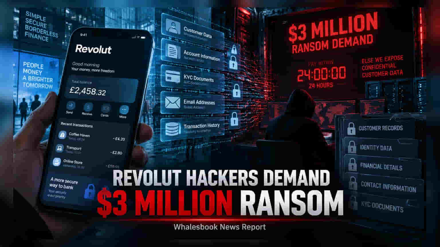 Revolut Faces $3 Million Ransom Demand After Data Breach