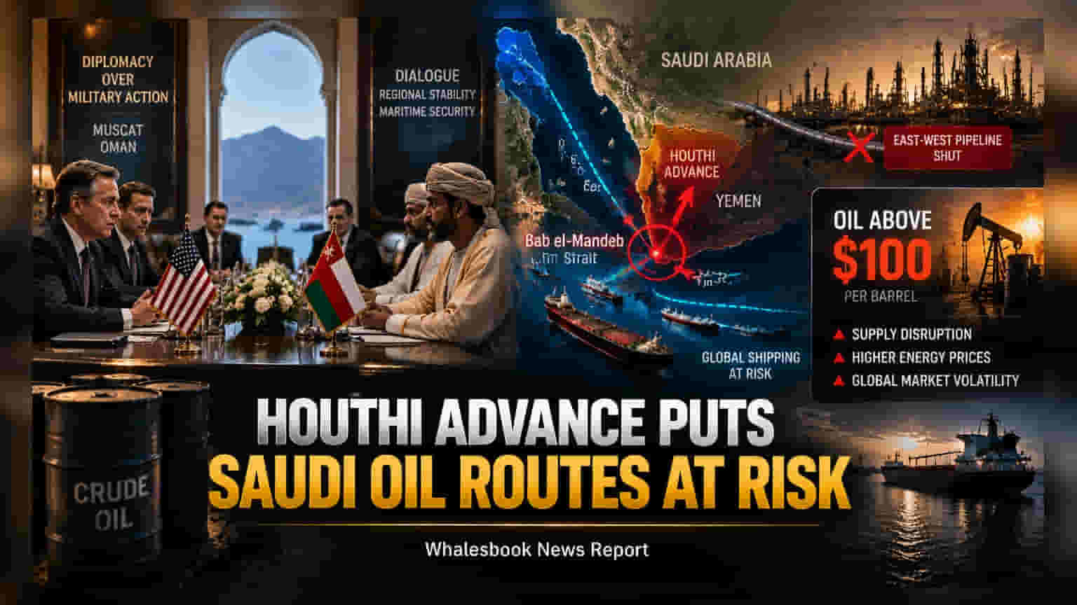 Crude Oil: સાઉદીમાં વધતા જોખમોને કારણે ક્રૂડ ઓઈલ **$100** ને પાર, ભારતીય બજાર પર શું થશે અસર?
