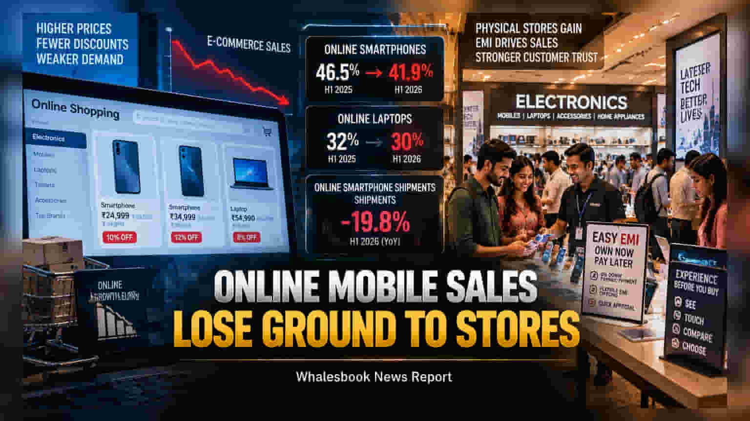 India Smartphone Sales: ਆਨਲਾਈਨ ਤੋਂ ਆਫਲਾਈਨ ਵੱਲ ਮੁੜੇ ਗਾਹਕ! ਸਮਾਰਟਫੋਨ ਮਾਰਕੀਟ ਵਿੱਚ ਆਈ ਵੱਡੀ ਤਬਦੀਲੀ