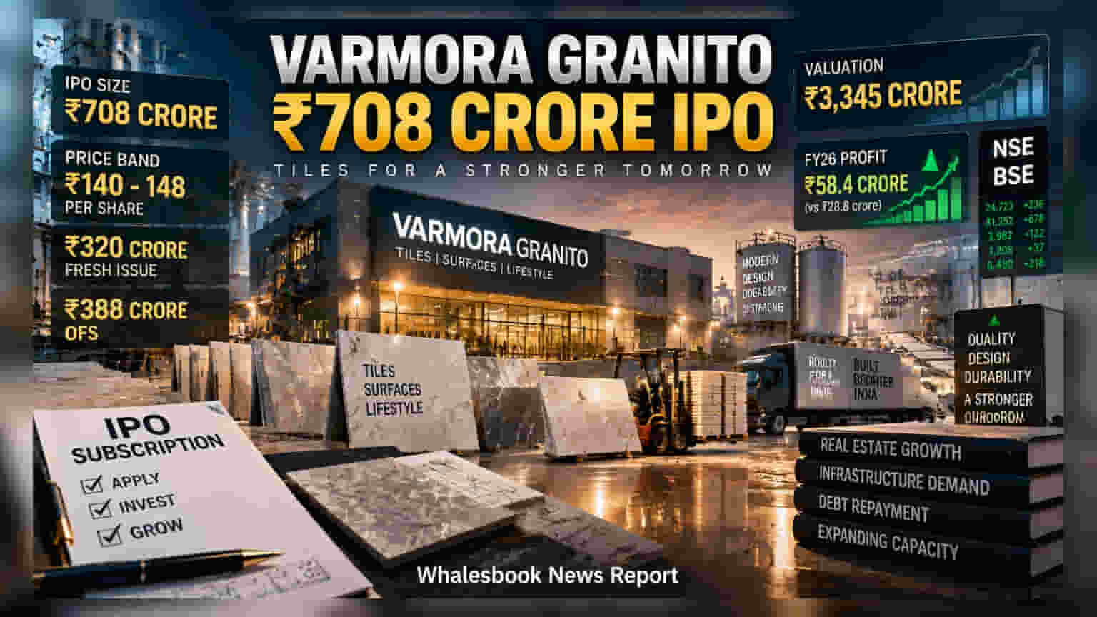 Varmora Granito IPO: गुंतवणुकीची संधी! २२ सप्टेंबरला होणार सुरुवात, जाणून घ्या किंमत आणि डिटेल्स